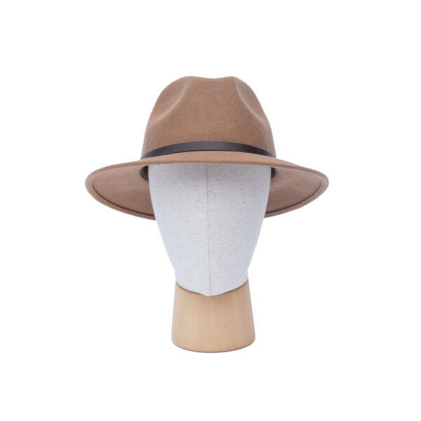 Fedora hoed dames taupe